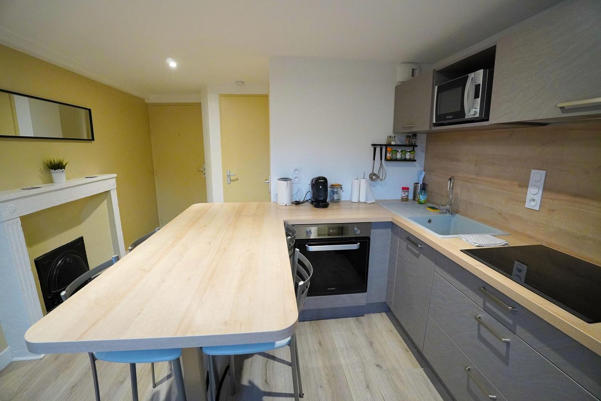 Bel Appartement T2 40 M² Vaugneray Exterior photo